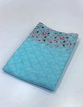 Sky Blue Color Chiffon Embroidery n Sequence Work Fancy Designer Saree