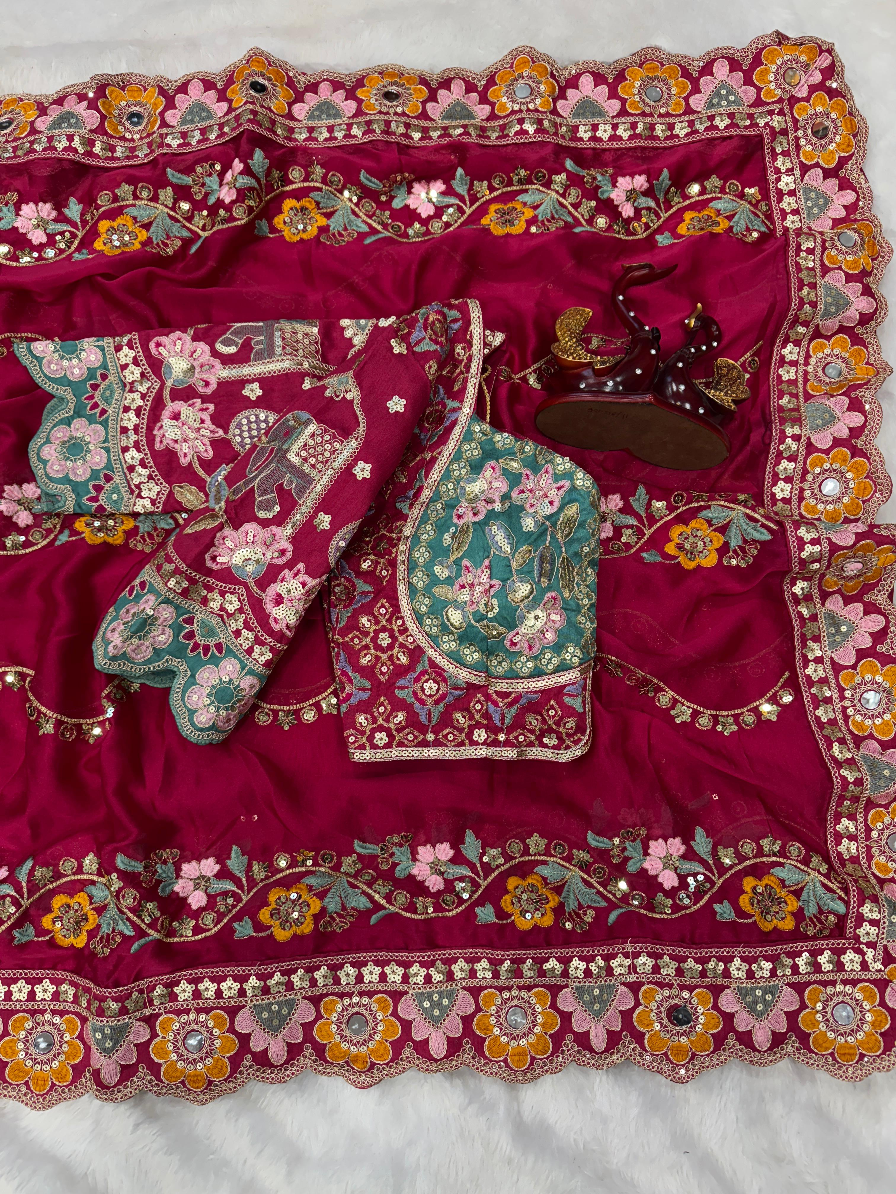 Premium designer saree collection roopvastra