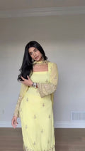 Elegant Designer Georgette Suit Set – Grace in Every Thread