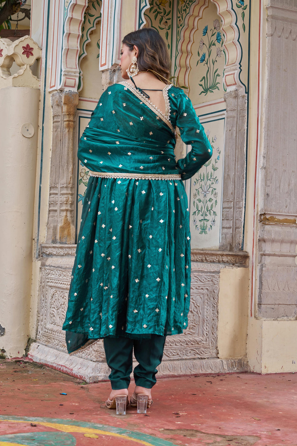 ✨ Premium Heavy Fendy Silk Embroidered Suit Set with Pent & Designer Dupatta ✨