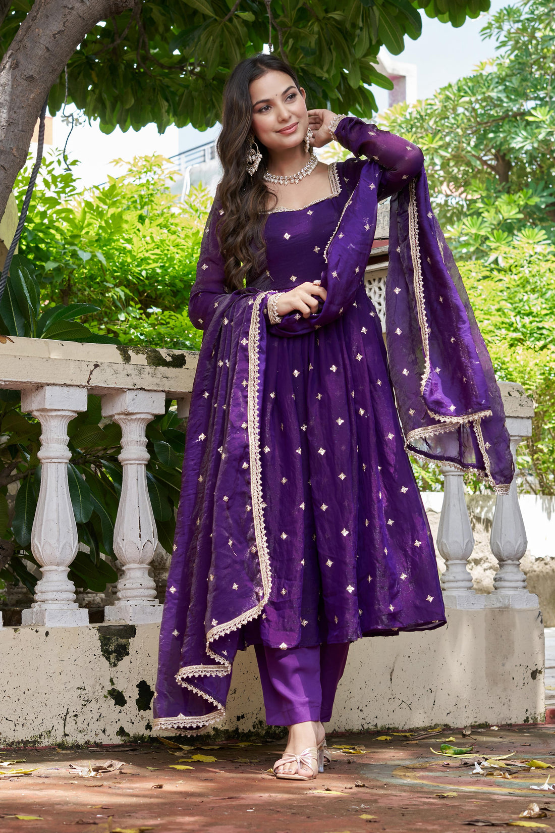 ✨ Premium Heavy Fendy Silk Embroidered Suit Set with Pent & Designer Dupatta ✨