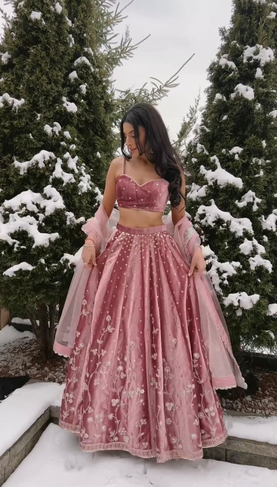 ✨ Elegant Japan Satin Designer Lehenga Set with Coding Dori & Sequence Work ✨