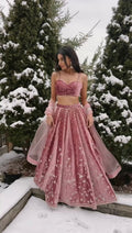✨ Elegant Japan Satin Designer Lehenga Set with Coding Dori & Sequence Work ✨