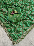 ✨ Premium Space Silk Saree with Original Beads Work – Designer Collection ✨