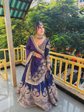 👑✨ Designer Georgette Lehenga Choli Set – Royal Festive Glam ✨👑