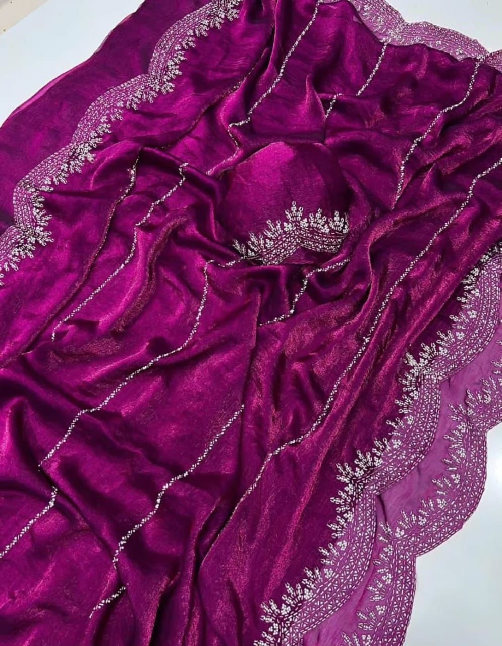 Most Beautiful Saree Collection ✨  🎨 Premium Partywear | Elegant Shine Collection