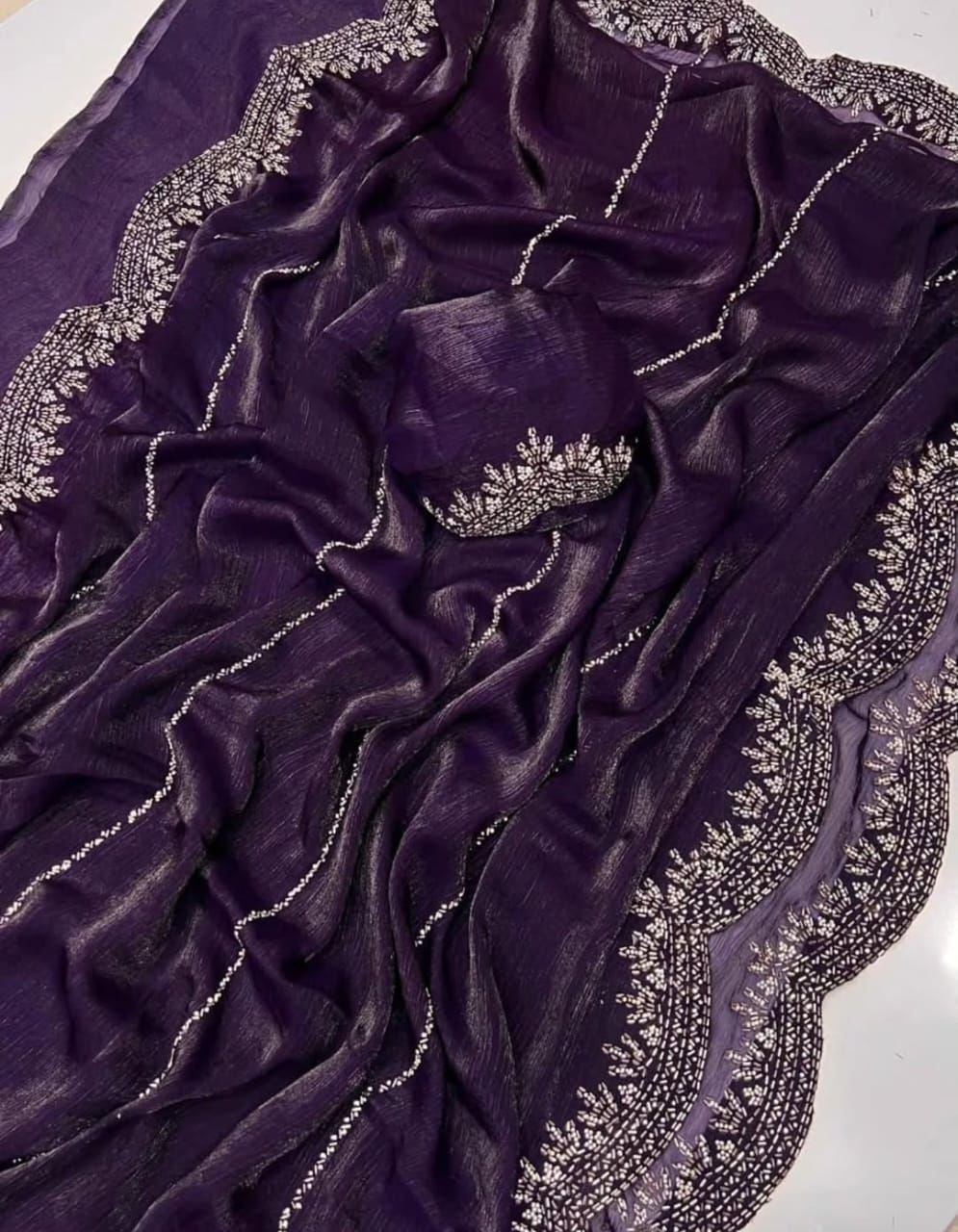 Most Beautiful Saree Collection ✨  🎨 Premium Partywear | Elegant Shine Collection