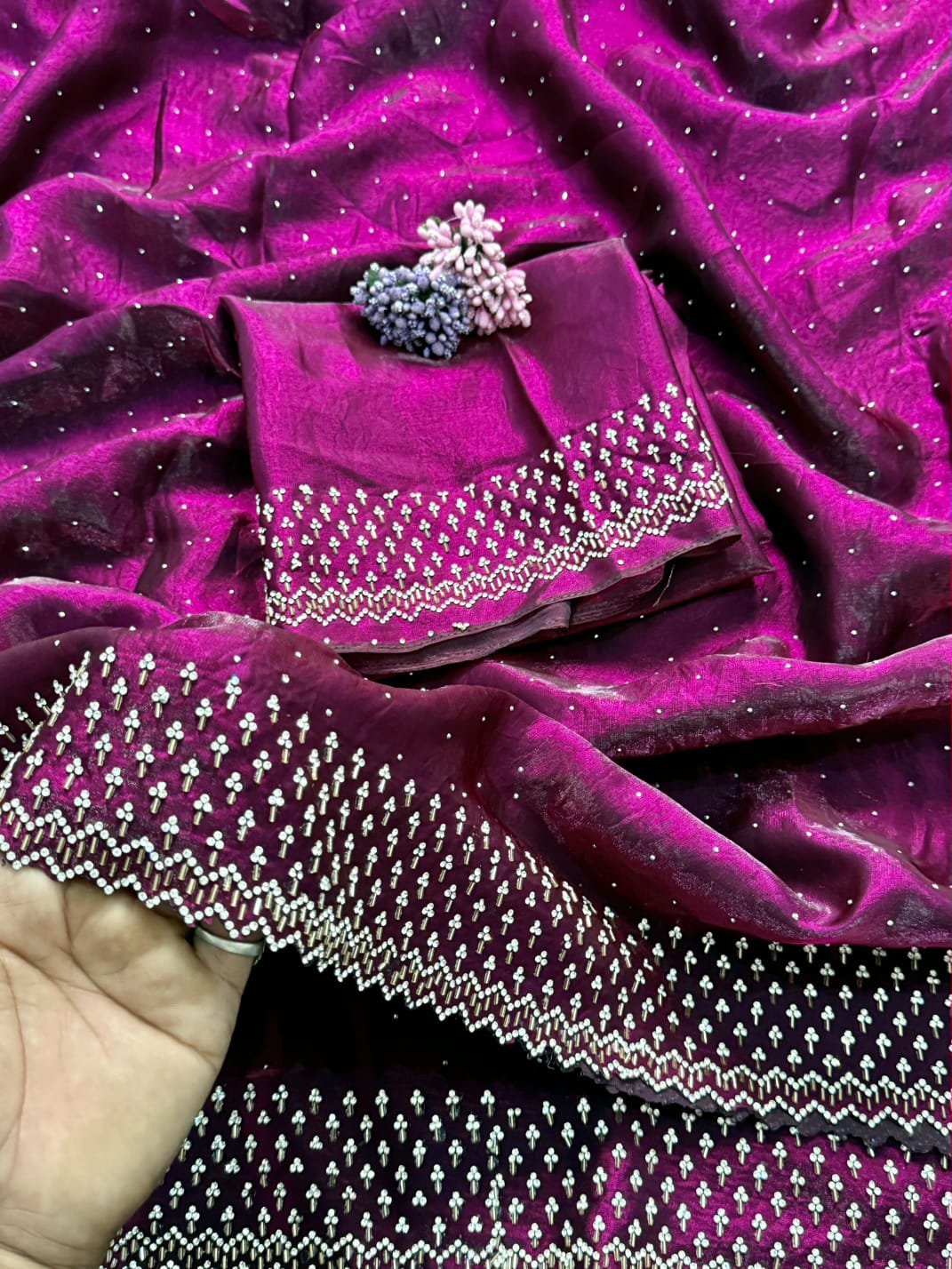 🌟 TAMNNA-3 PREMIUM SPACE SILK SAREE COLLECTION 🌟