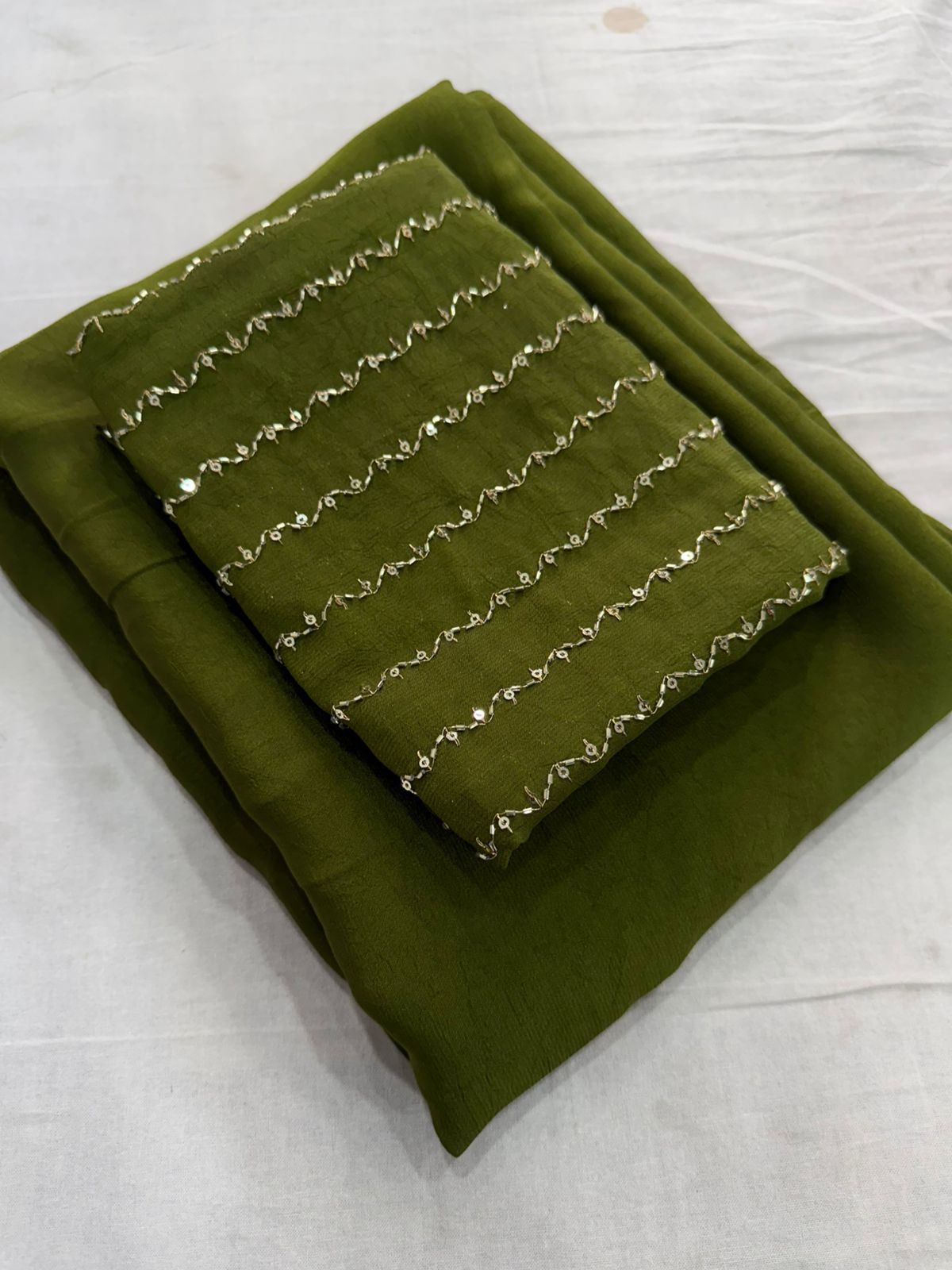 New Arrival Rangoli Crush Saree Collection
