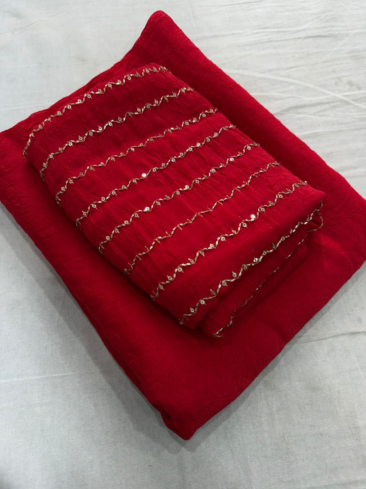 New Arrival Rangoli Crush Saree Collection