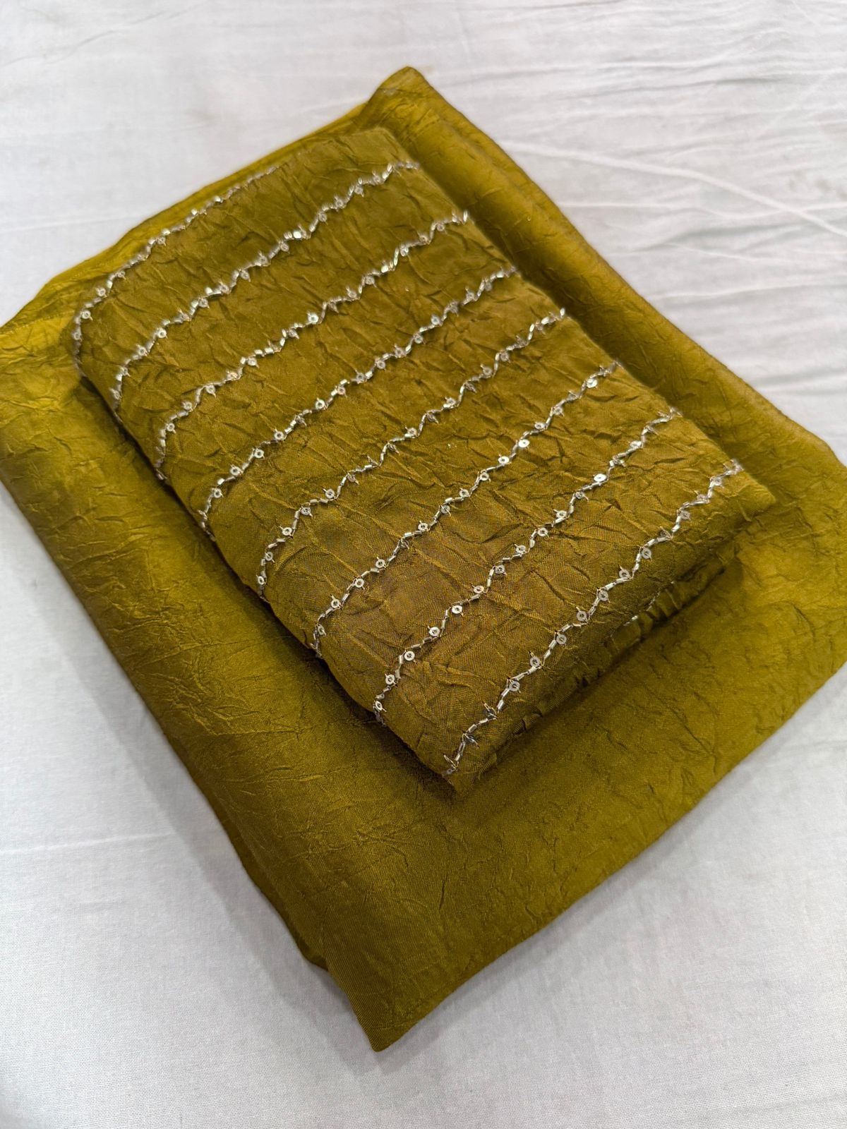 New Arrival Rangoli Crush Saree Collection