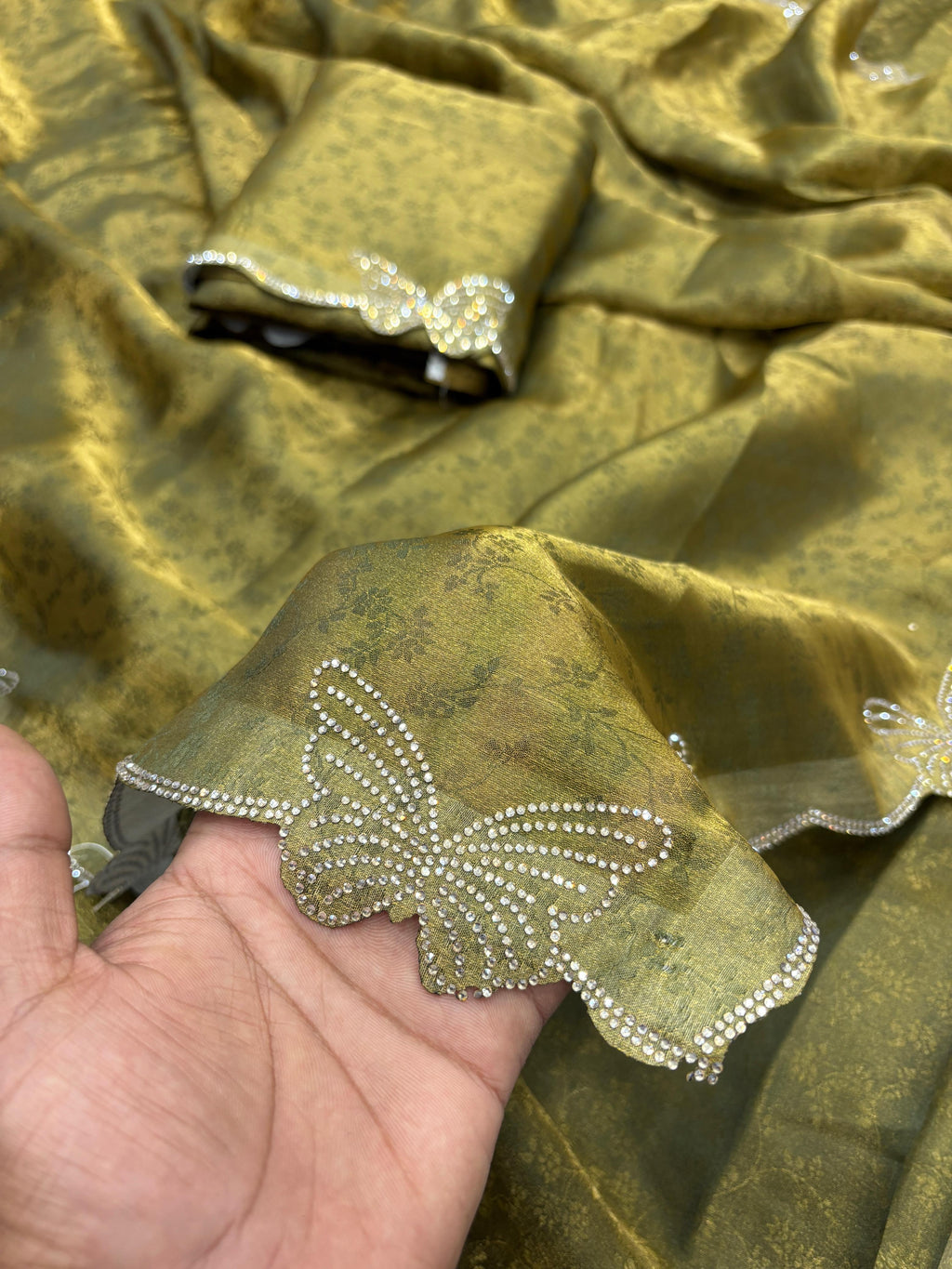 🦋 New Arrival Butterfly Border Saree ✨