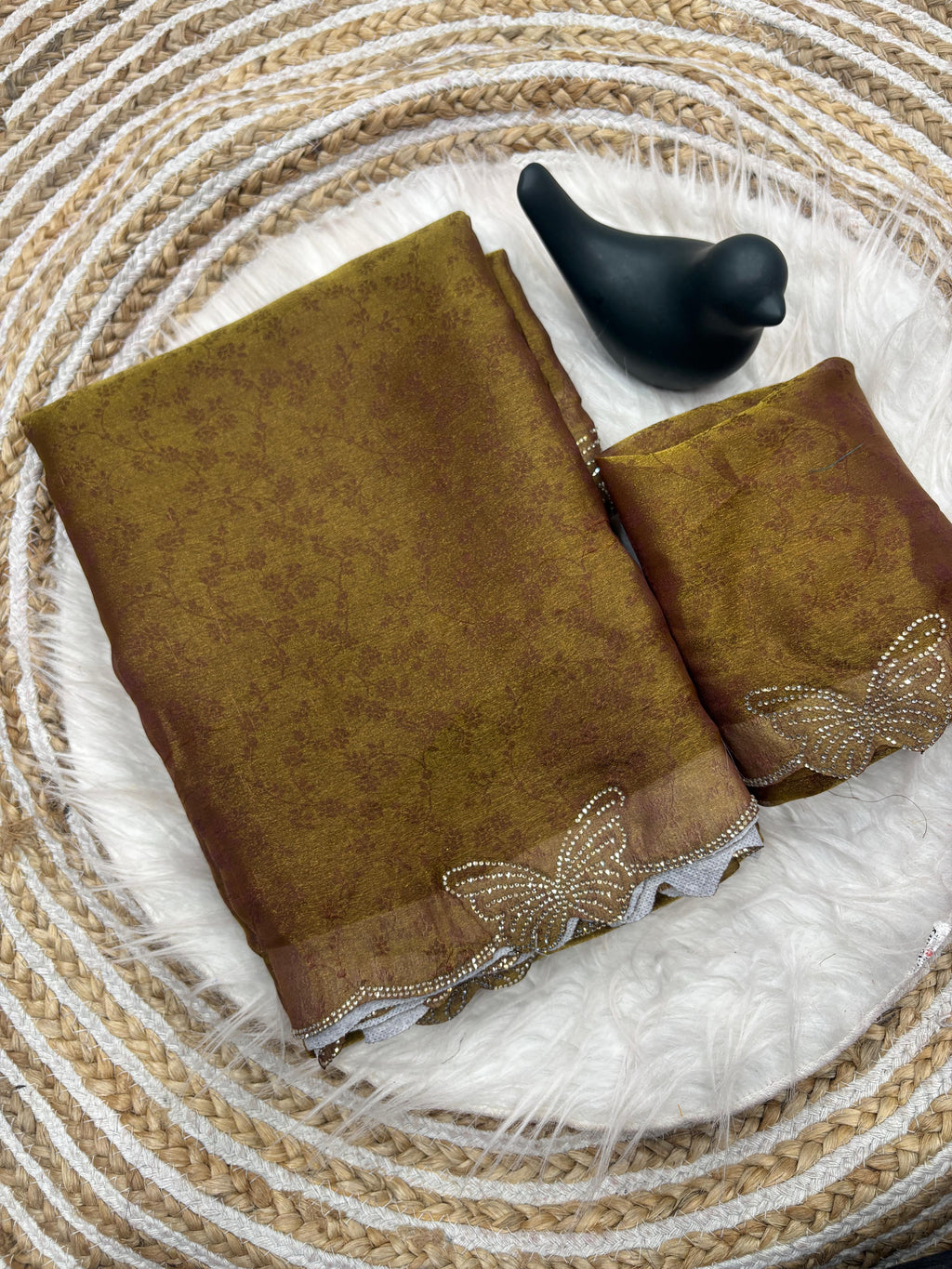 🦋 New Arrival Butterfly Border Saree ✨