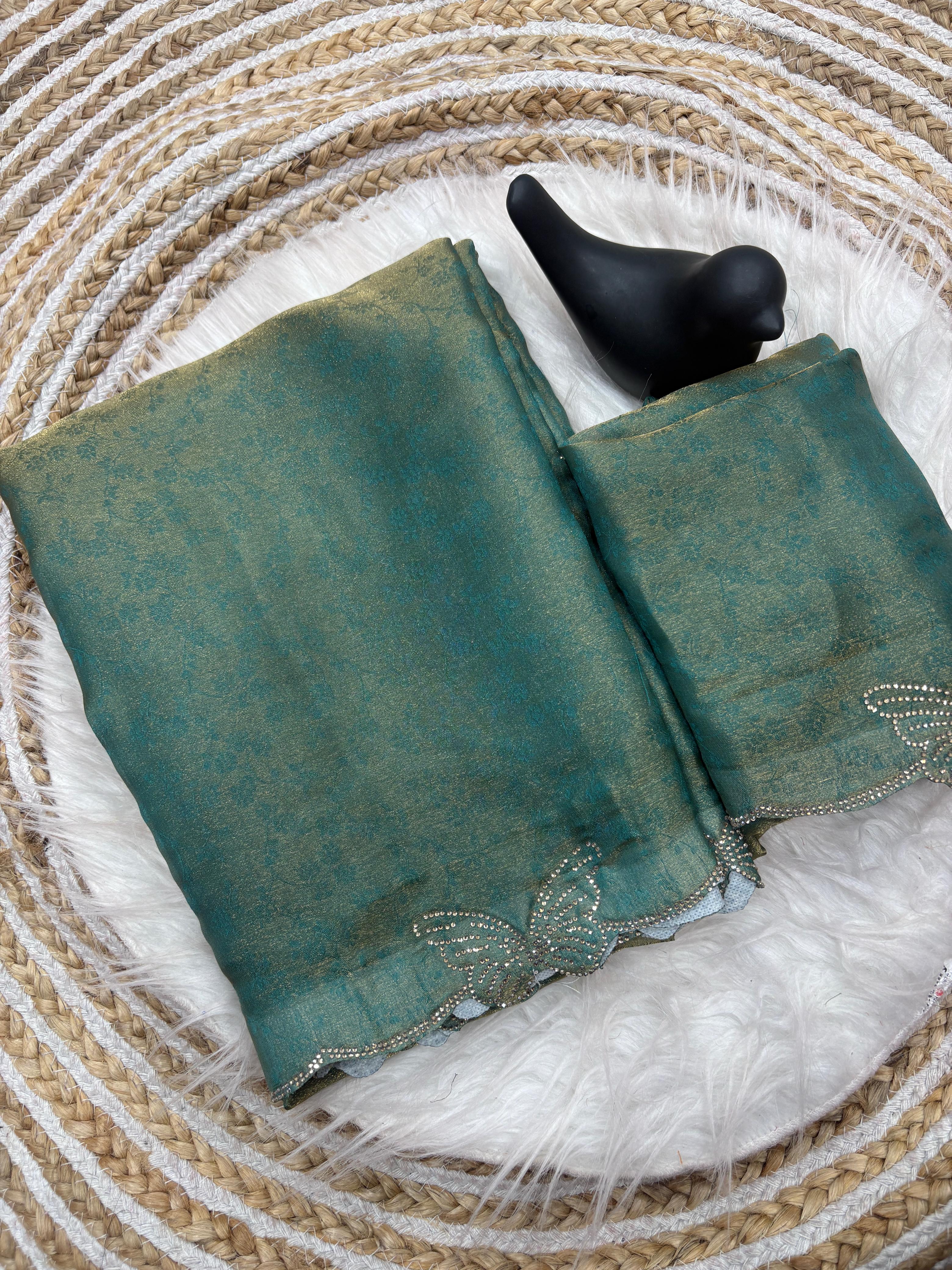 🦋 New Arrival Butterfly Border Saree ✨