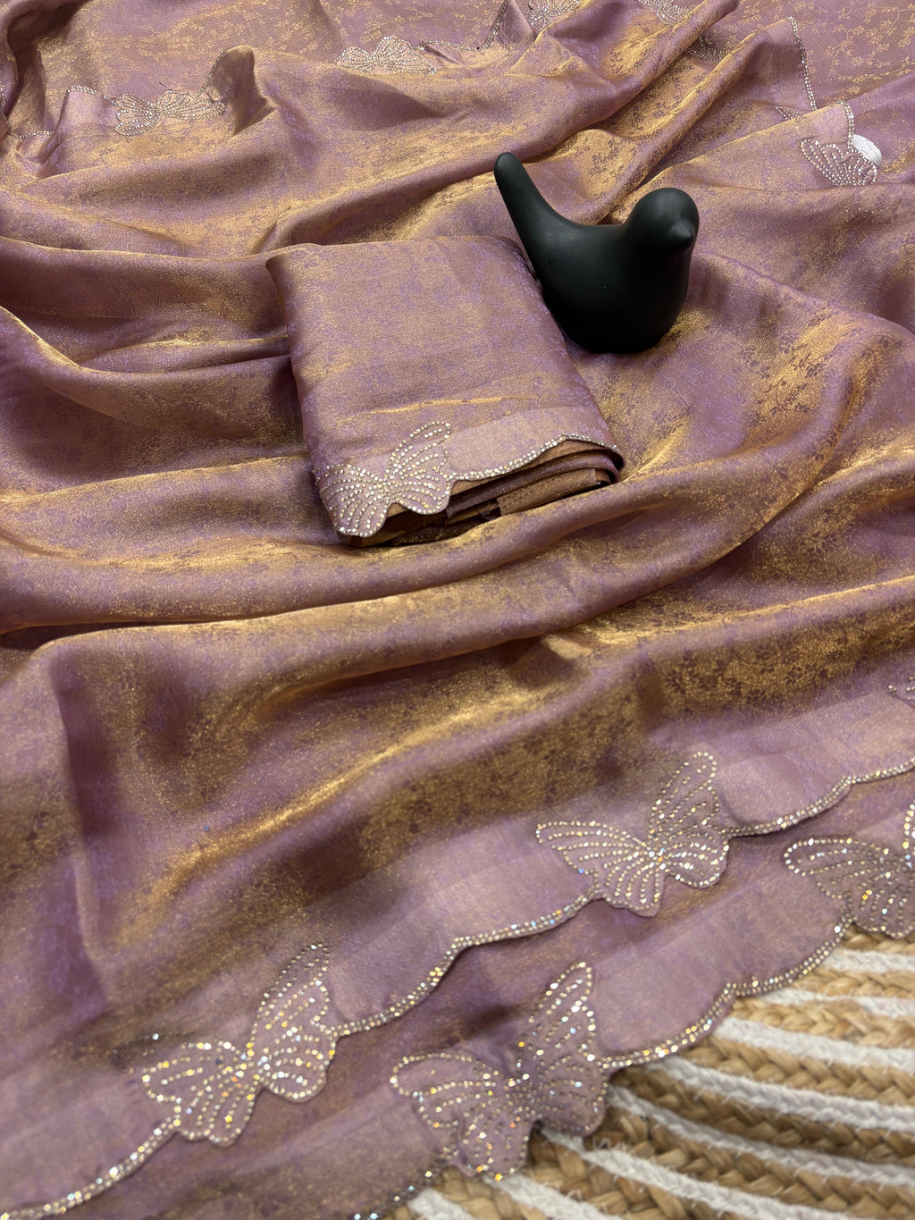 🦋 New Arrival Butterfly Border Saree ✨