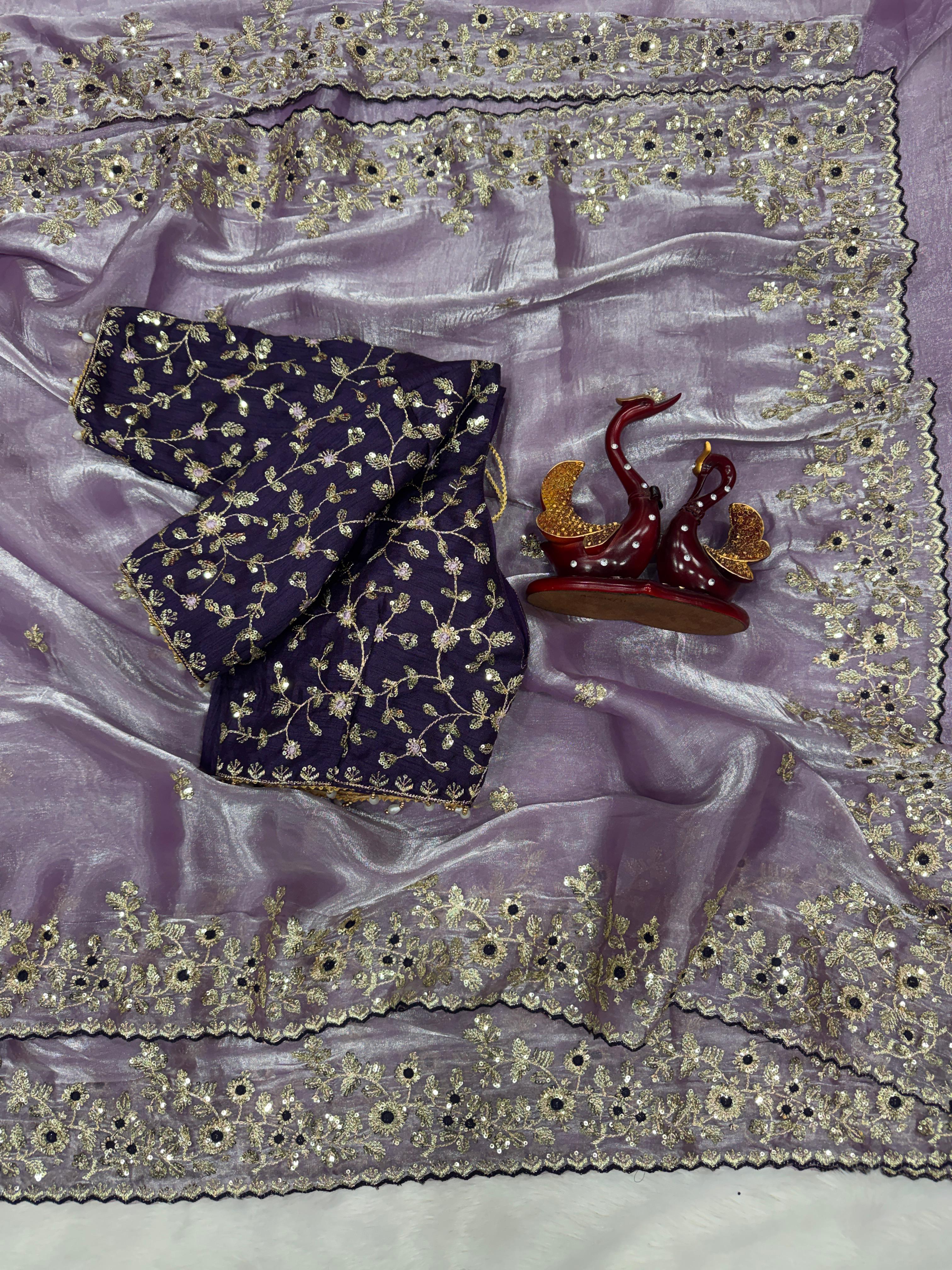 ✨🌸 Luxury Designer Sequins Saree Collection 🌸✨