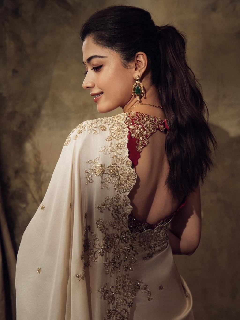 ✨👑 RASHMIKA BOLLYWOOD STYLE DESIGNER SAREE COLLECTION 👑✨ 🌸