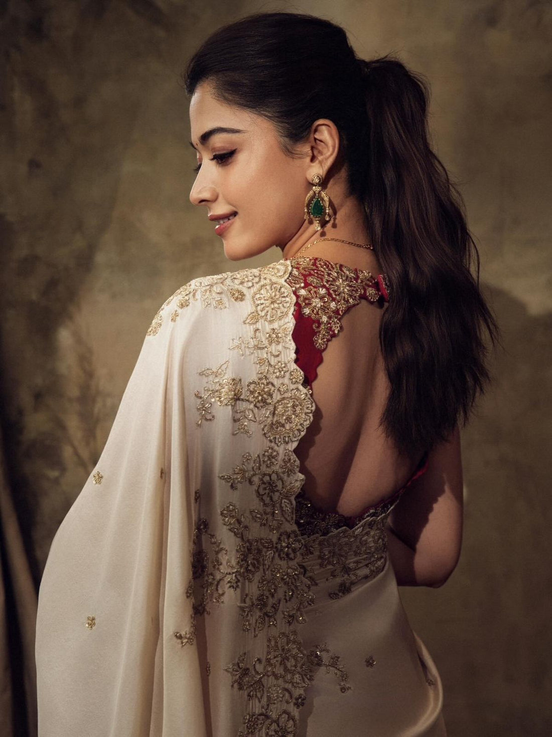 ✨👑 RASHMIKA BOLLYWOOD STYLE DESIGNER SAREE COLLECTION 👑✨ 🌸
