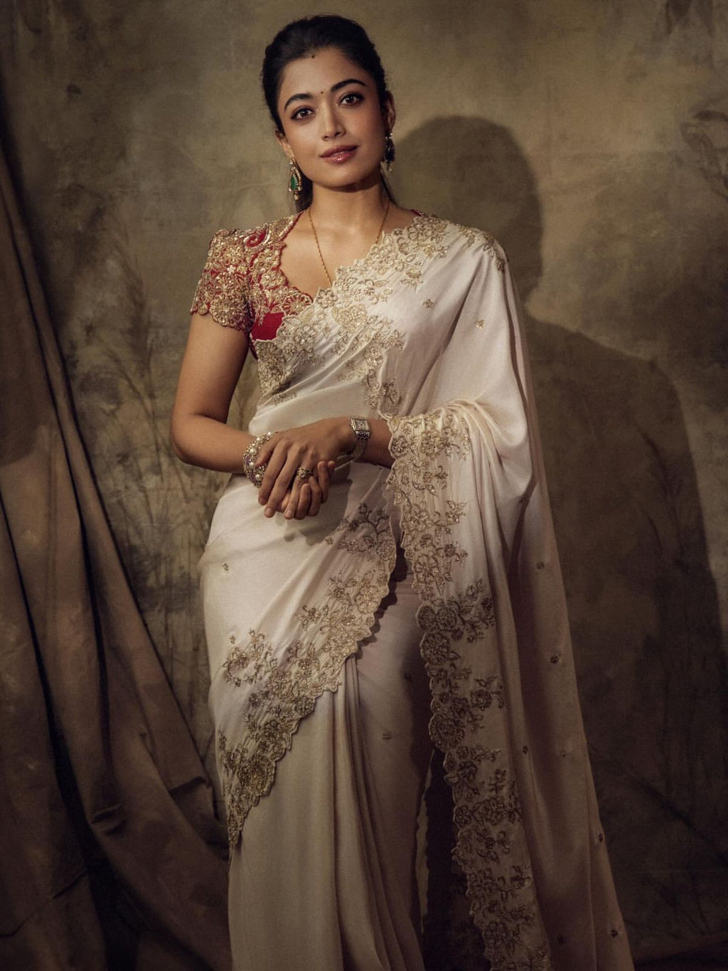 ✨👑 RASHMIKA BOLLYWOOD STYLE DESIGNER SAREE COLLECTION 👑✨ 🌸