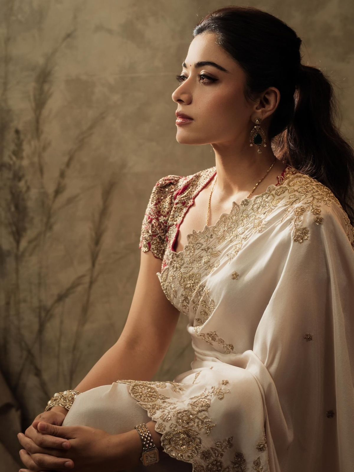 ✨👑 RASHMIKA BOLLYWOOD STYLE DESIGNER SAREE COLLECTION 👑✨ 🌸