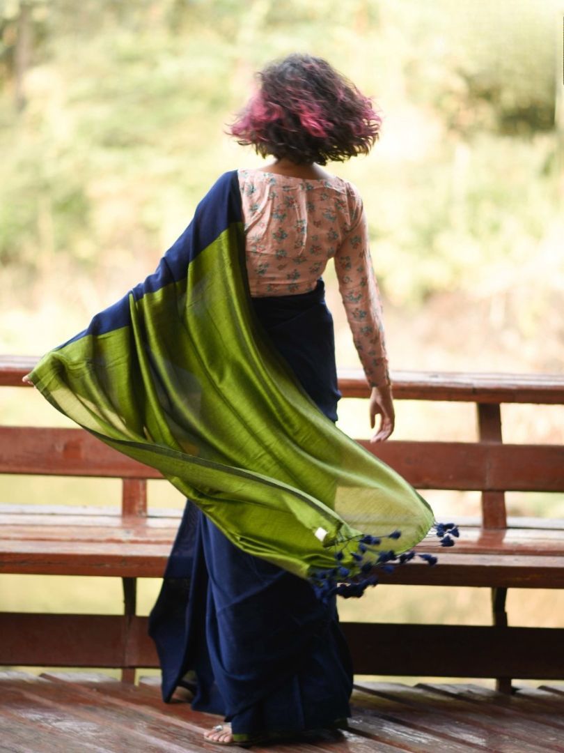 🪡 Beautiful Demanded Half & Half Mal Cotton Saree Collection 🪡