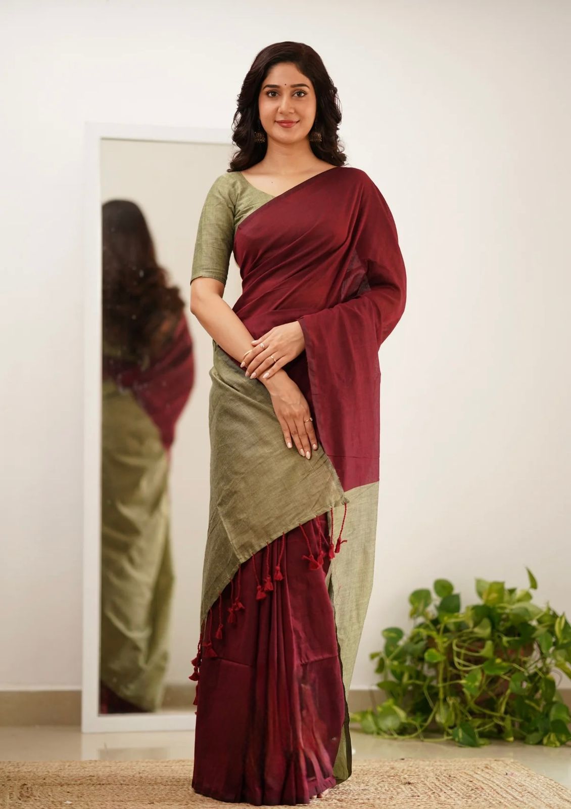 🪡 Beautiful Demanded Half & Half Mal Cotton Saree Collection 🪡