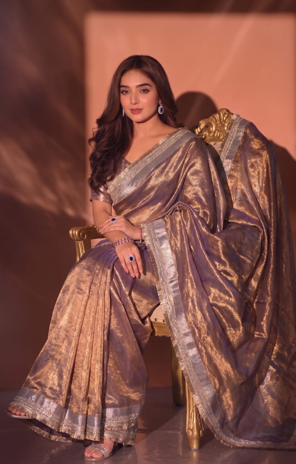 ✨👑 NEW DESIGNER FANCY TISSUE SILK SAREE COLLECTION 👑✨