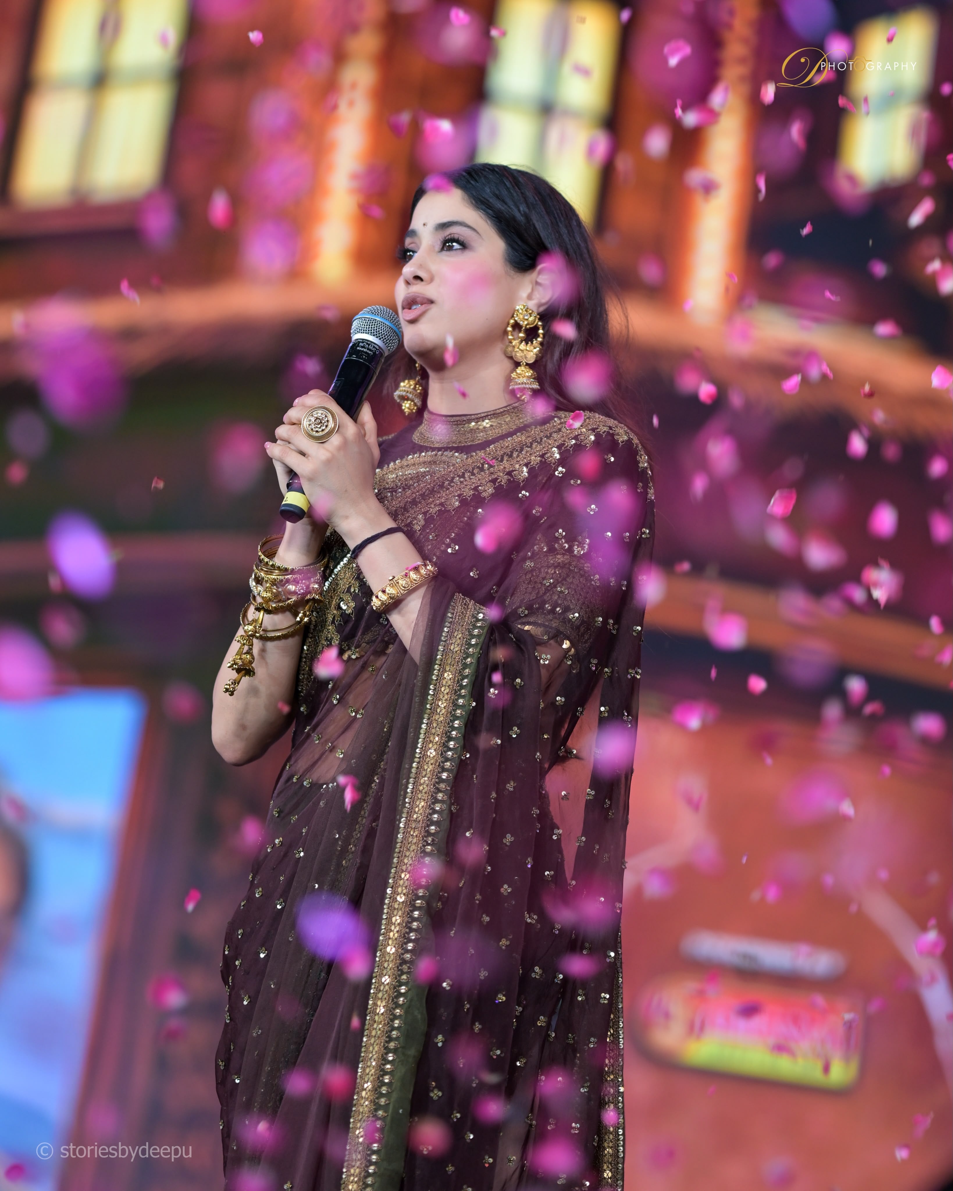 CELEBRITY STYLE NC TWILL DESIGNER SAREE WITH SEQUINS &amp; CORDING EMBROIDERY 🌟✨