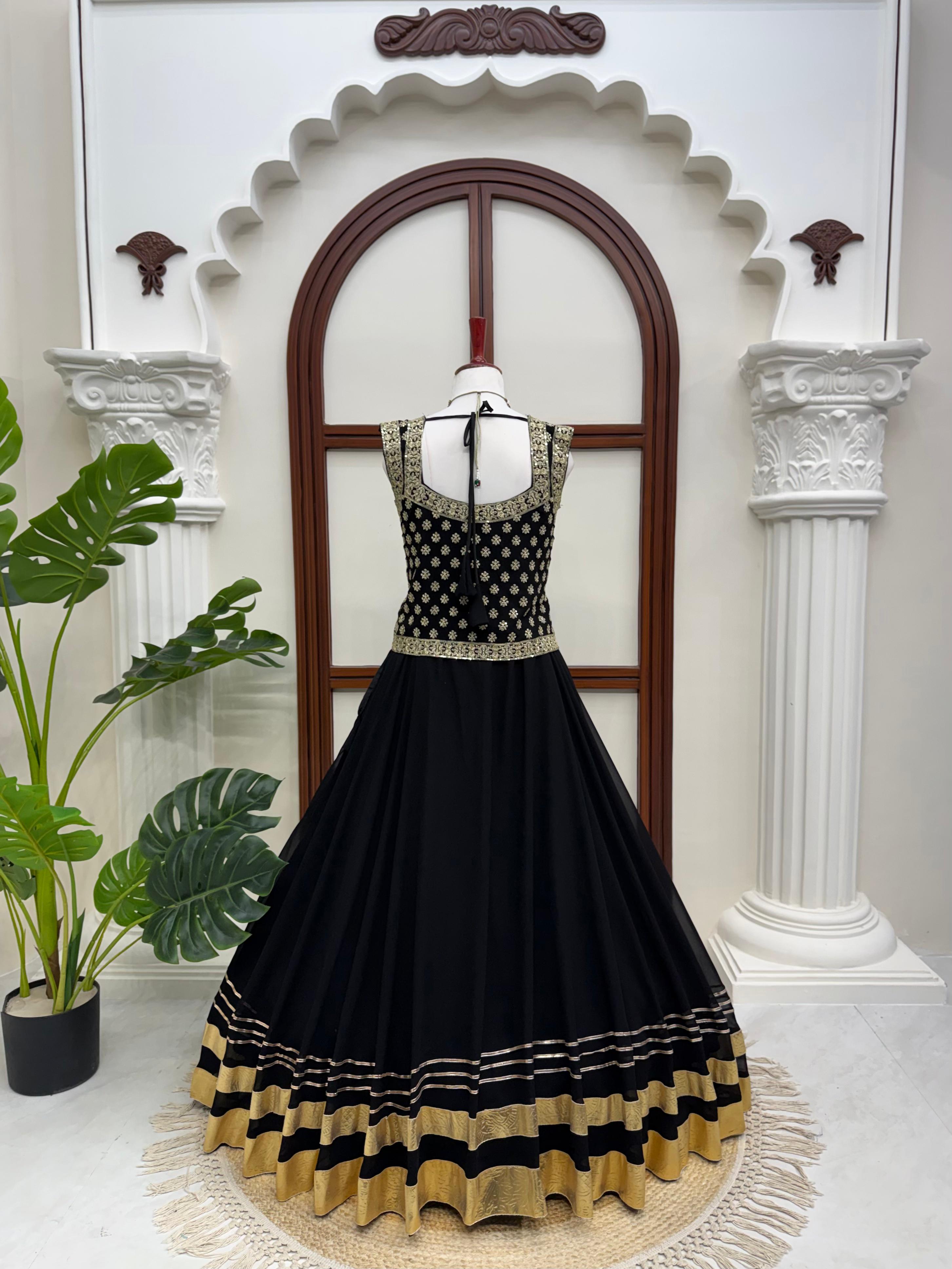 ✨👑 ROYAL DESIGNER FOUX GEORGETTE LEHENGA SET – GRAND 7.5 METER FLAIR COLLECTION 👑✨