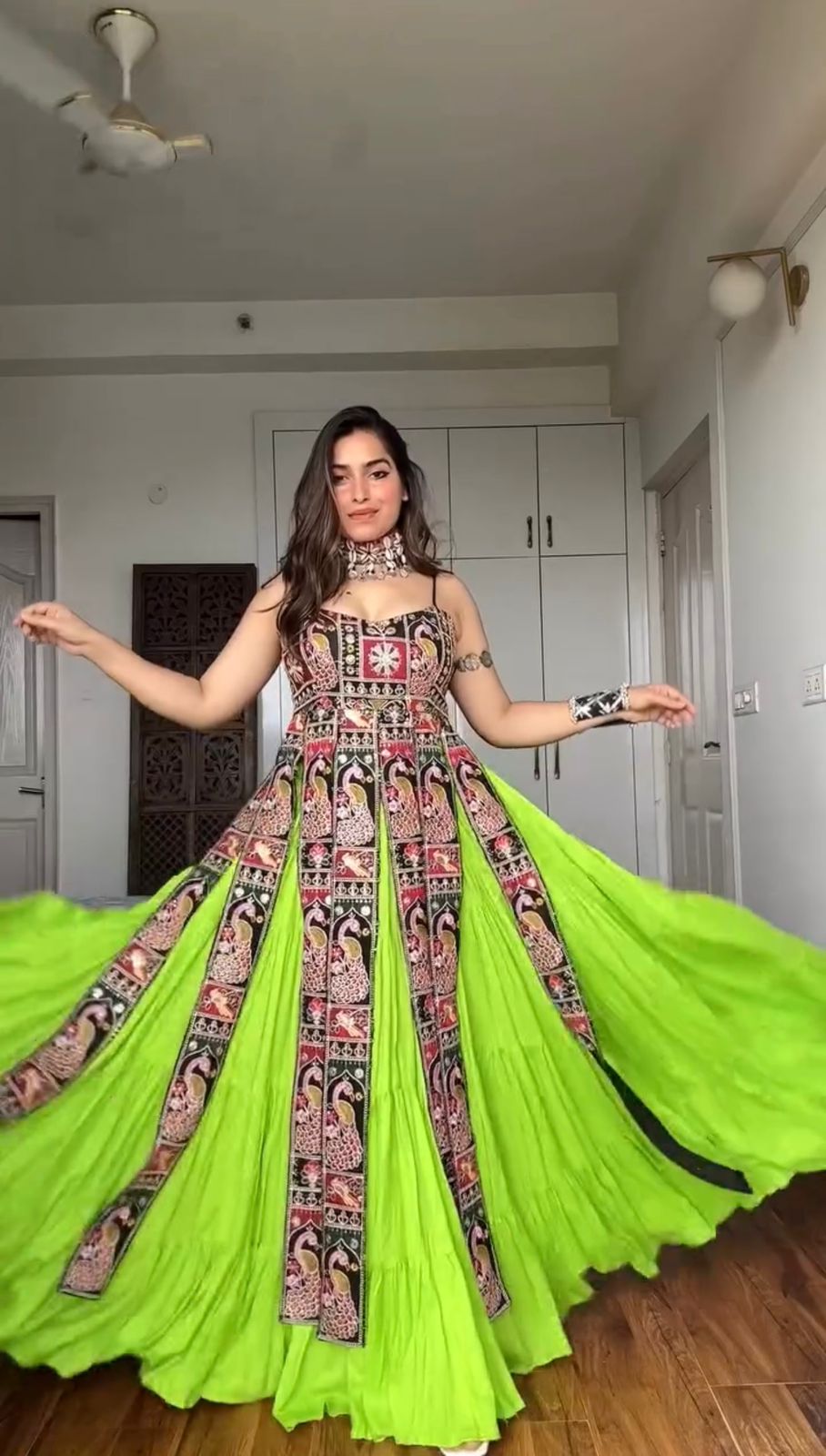 ✨🪔 NAVRATRI SPECIAL PREMIUM BANGLORI SILK DESIGNER LEHENGA SET 🪔