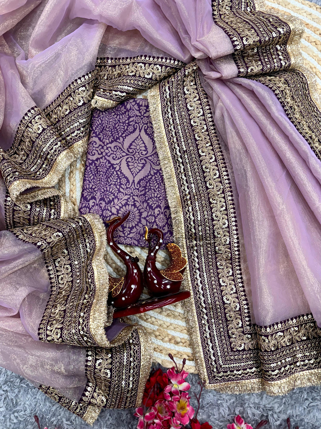 Premium Soft Twill Net Designer Saree Collection
