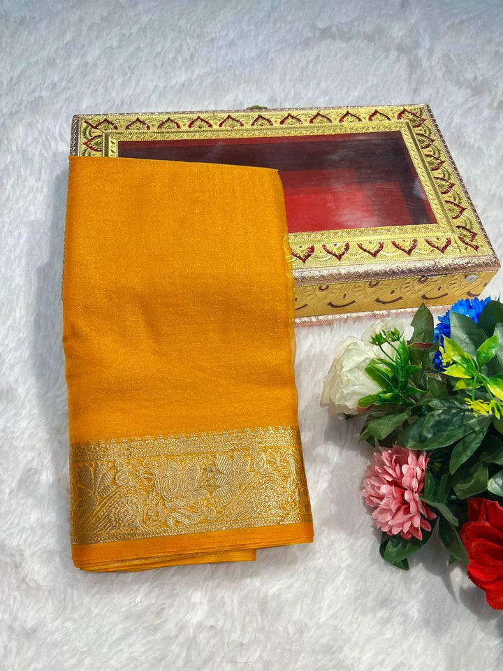 Premium Tissue Viscose Organza Saree Collection
