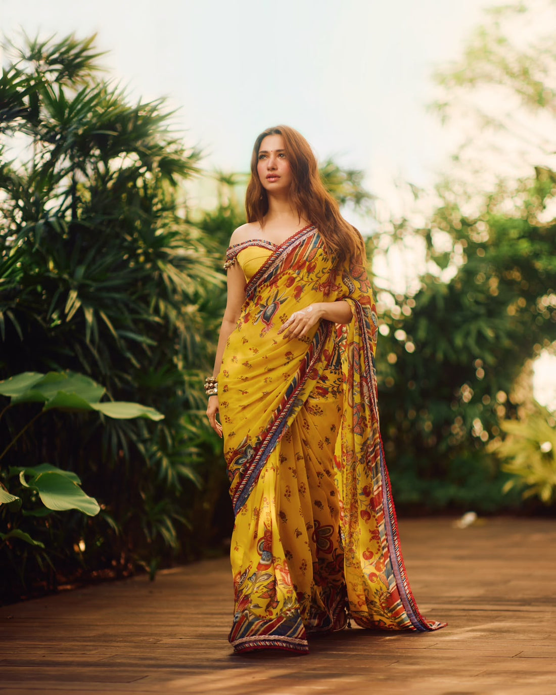 Premium Soft Fox Georgette Printed Saree With Fancy Lace Border