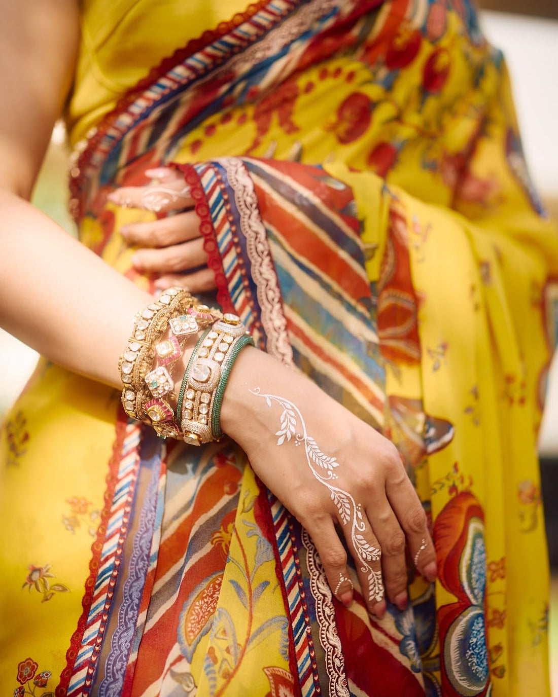 Premium Soft Fox Georgette Printed Saree With Fancy Lace Border