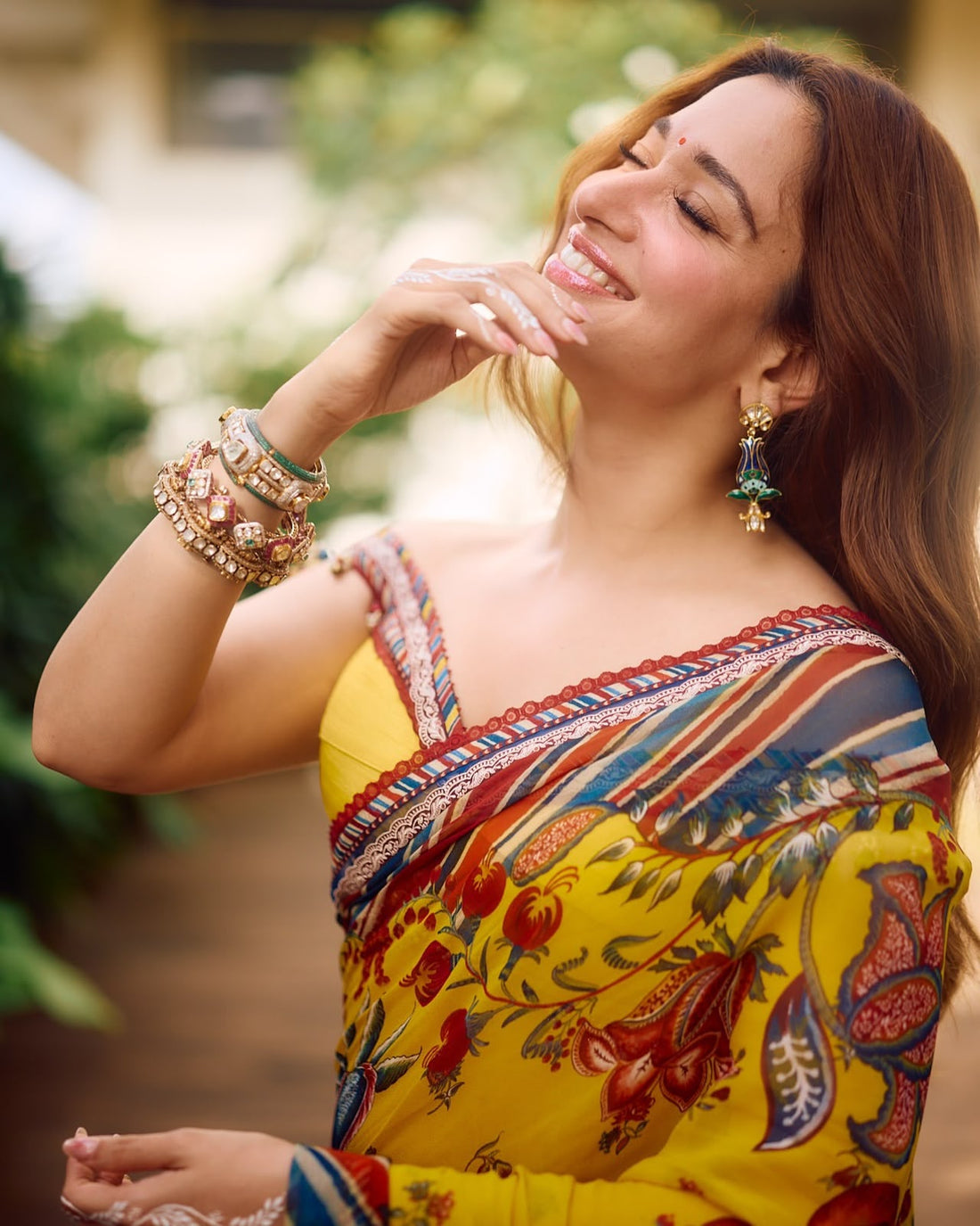 Premium Soft Fox Georgette Printed Saree With Fancy Lace Border