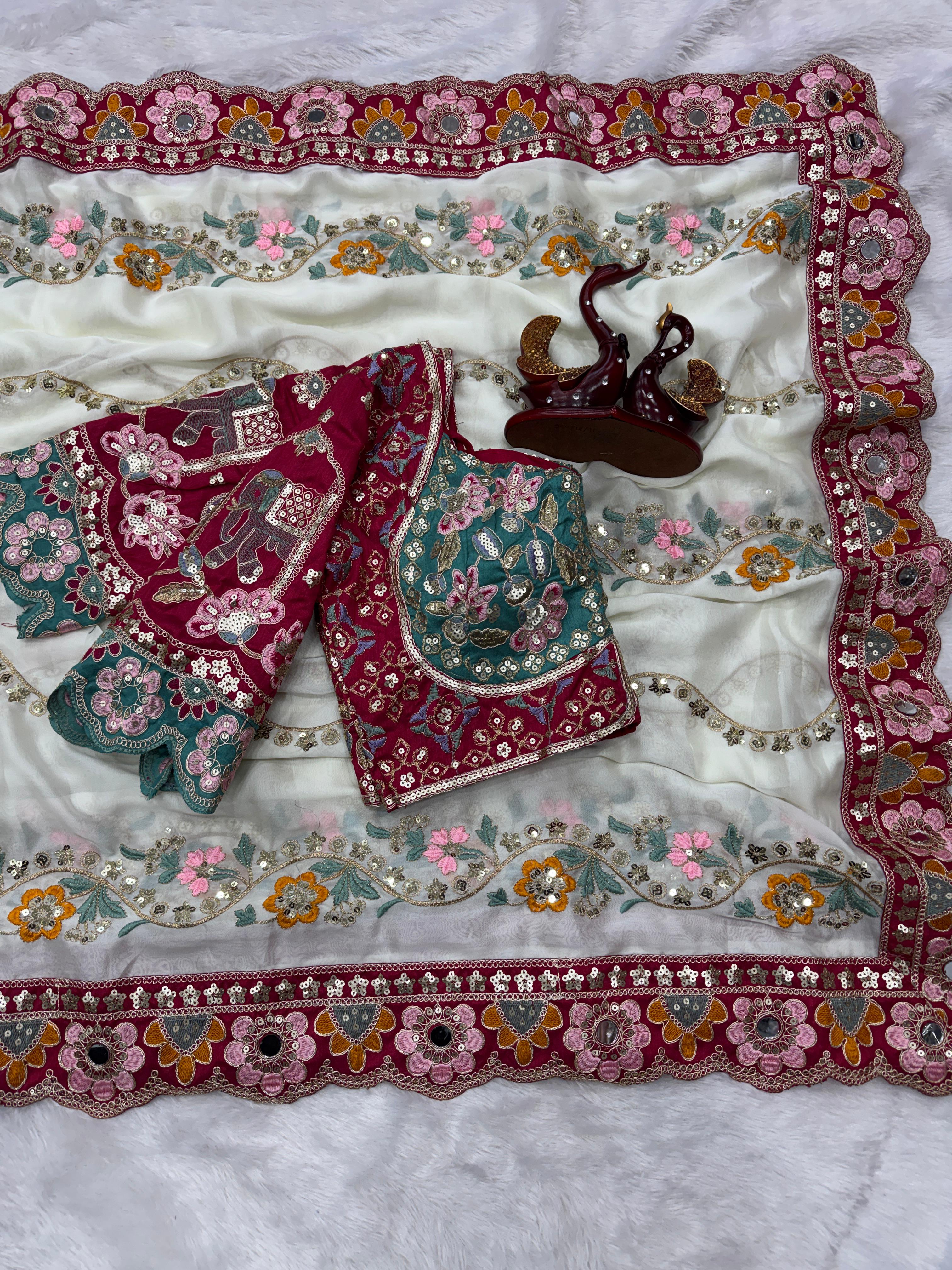 Premium designer saree collection roopvastra