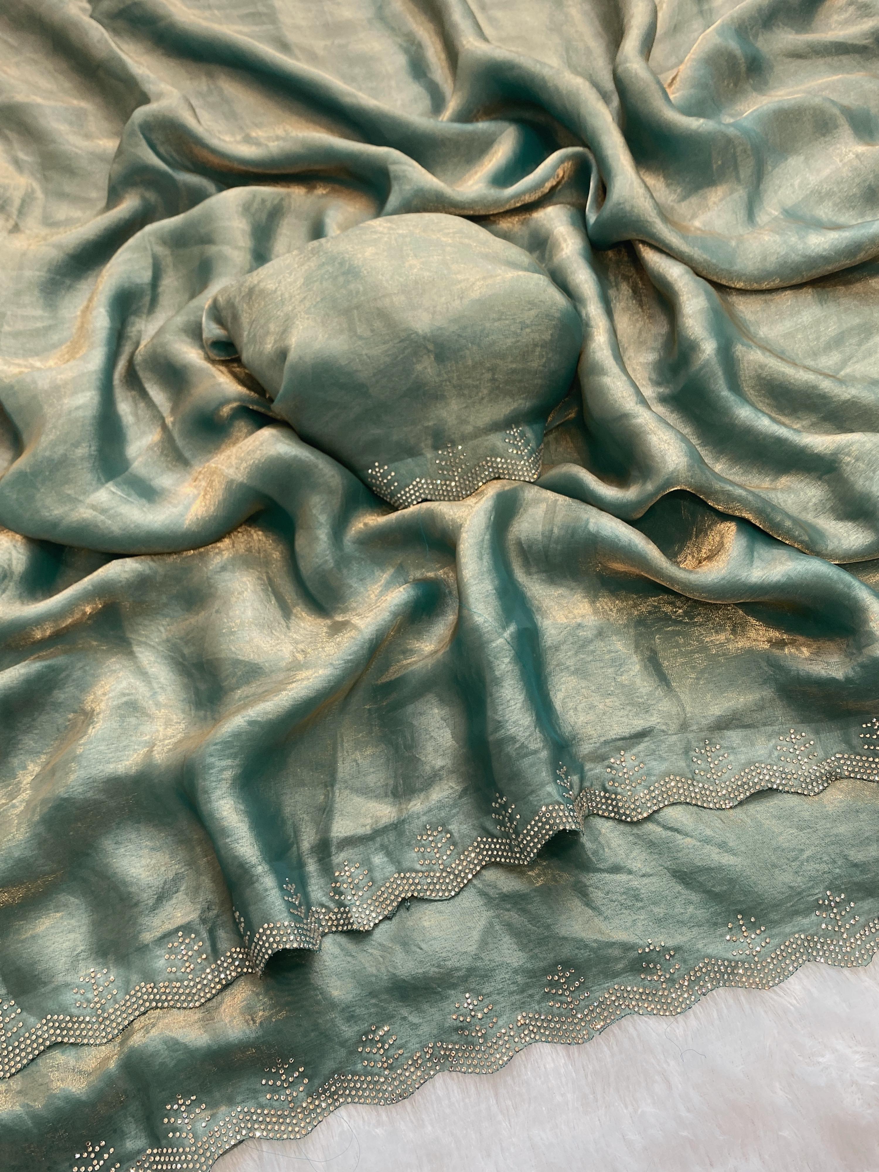 ✨💎 PREMIUM FANDY SATIN SILK SAREE COLLECTION 💎✨