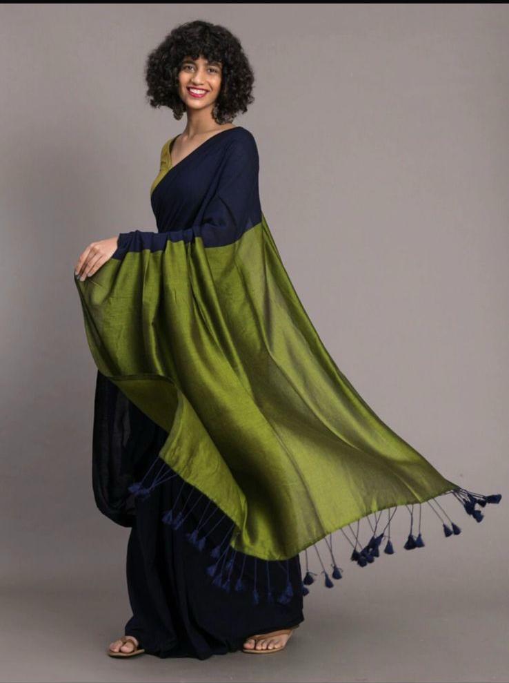 🪡 Beautiful Demanded Half & Half Mal Cotton Saree Collection 🪡