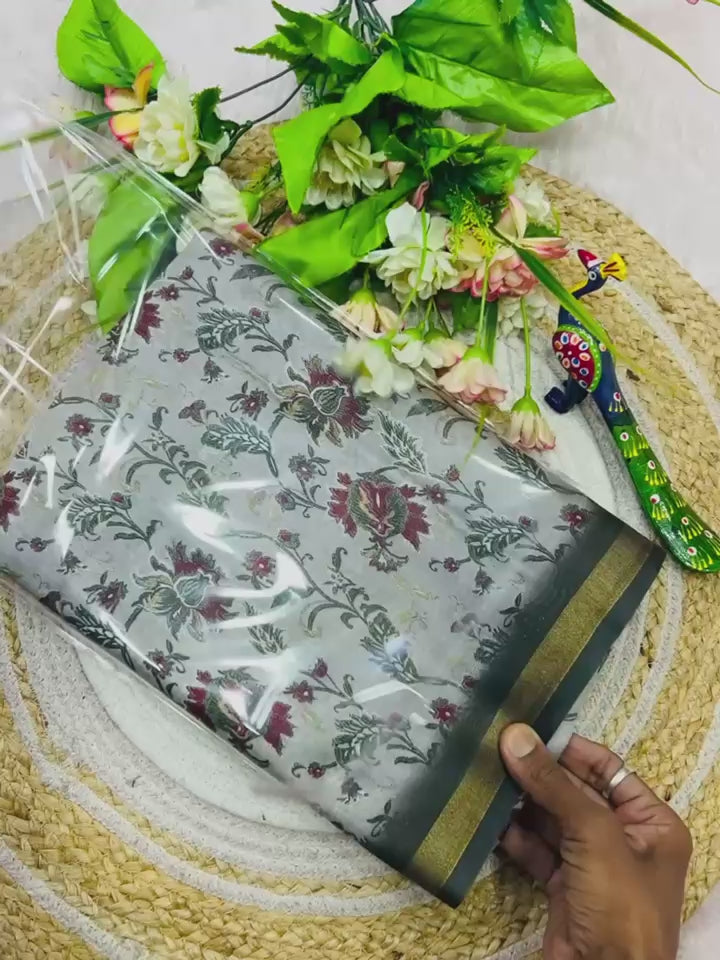 PREMIUM SOFT MAL MAL COTTON DIGITAL PRINT SAREE COLLECTION 👑✨